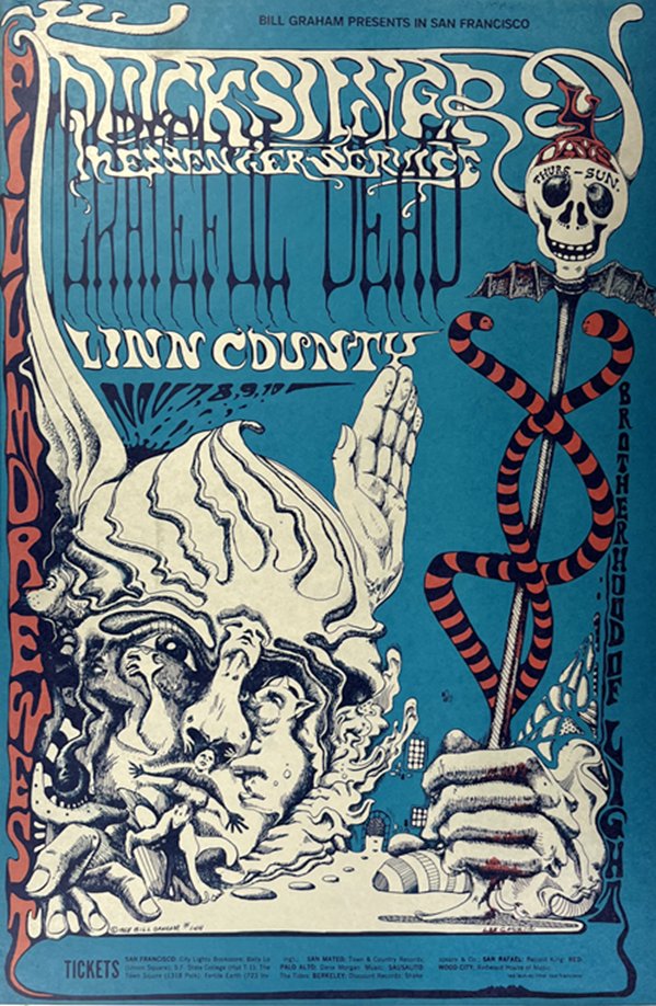 巷で噂のサイケデリック・ポスター展、本日も絶賛営業中です