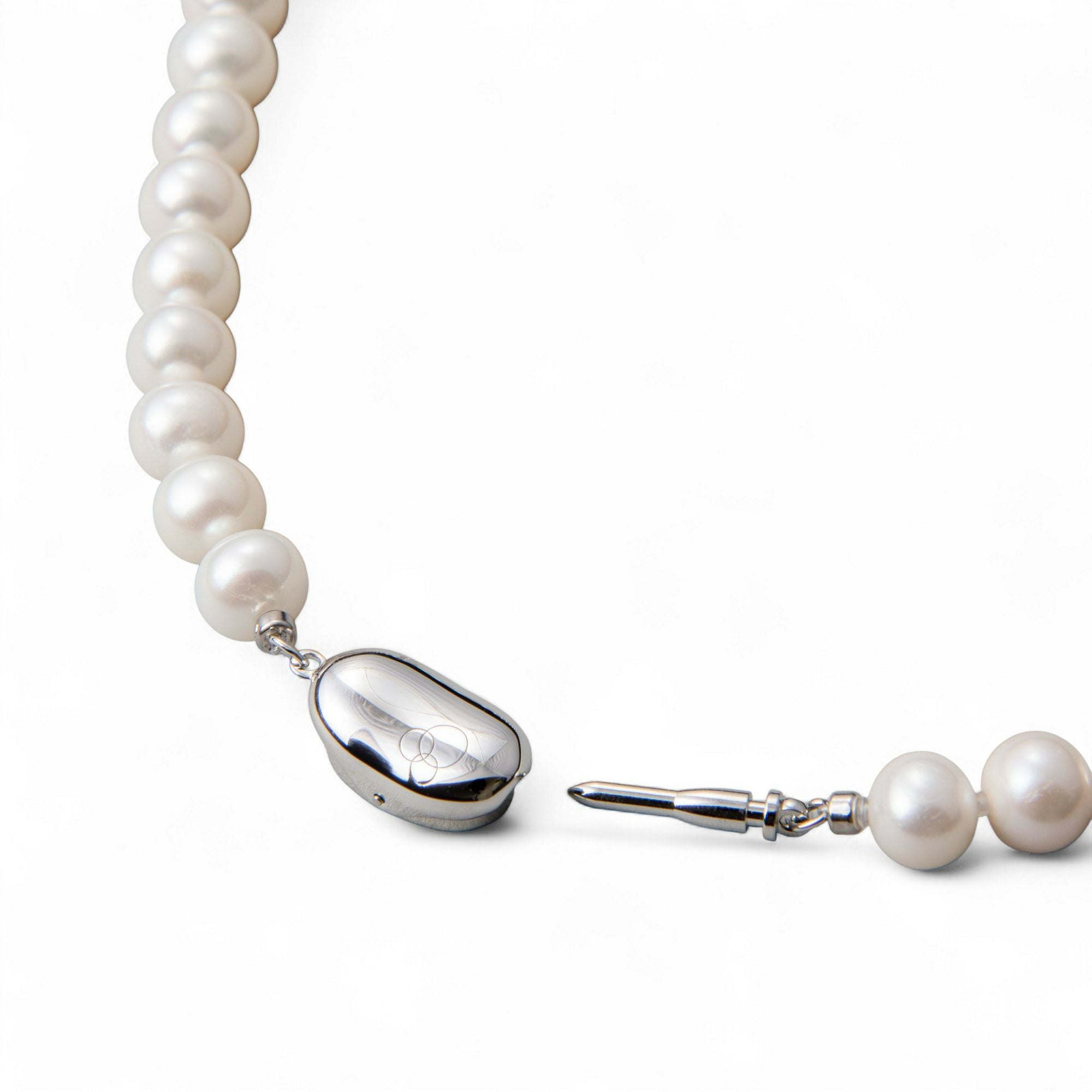 淡水真珠 ネックレスセット7.5-8.0mm ステンレスクラスプ | 淡水真珠