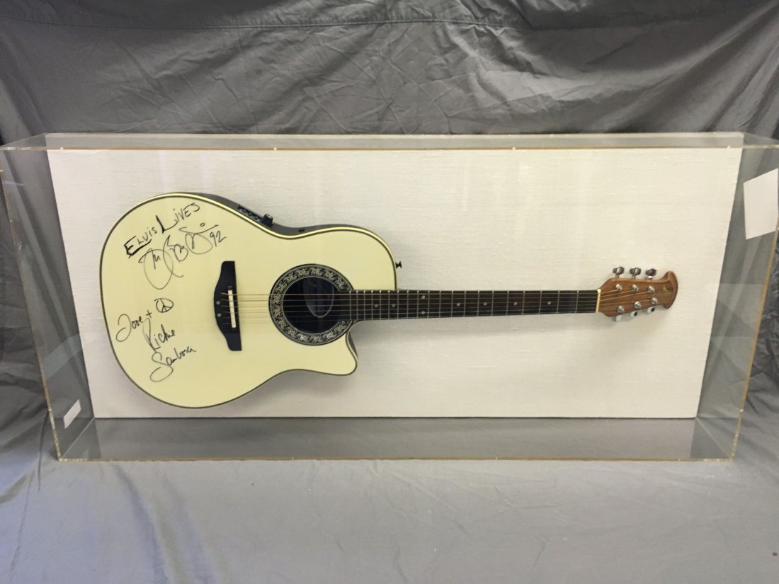Jon Bon Jovi & Sambora Signed Ovation Guitar