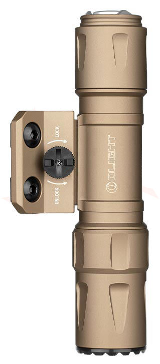 Olight Odin S M-LOK Rechargeable Tactical LED Weaponlight, Desert