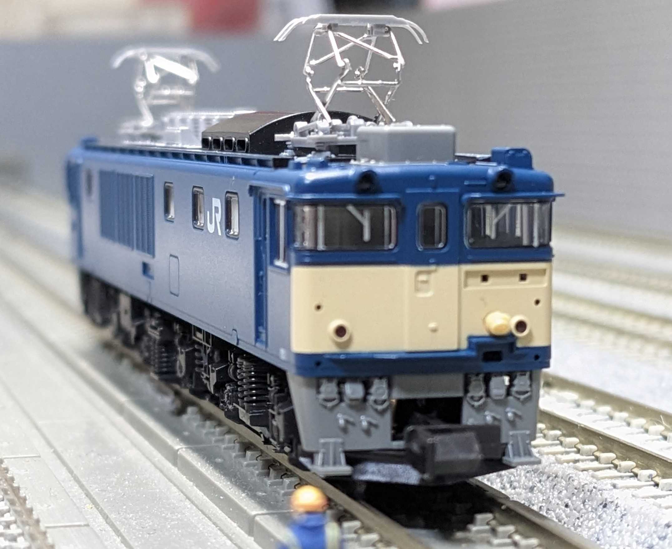 🟢kato 3024-3 EF64 1000 JR貨物一般色 ｸｰﾗｰ搭載車 試運転 - 竹ノ塚