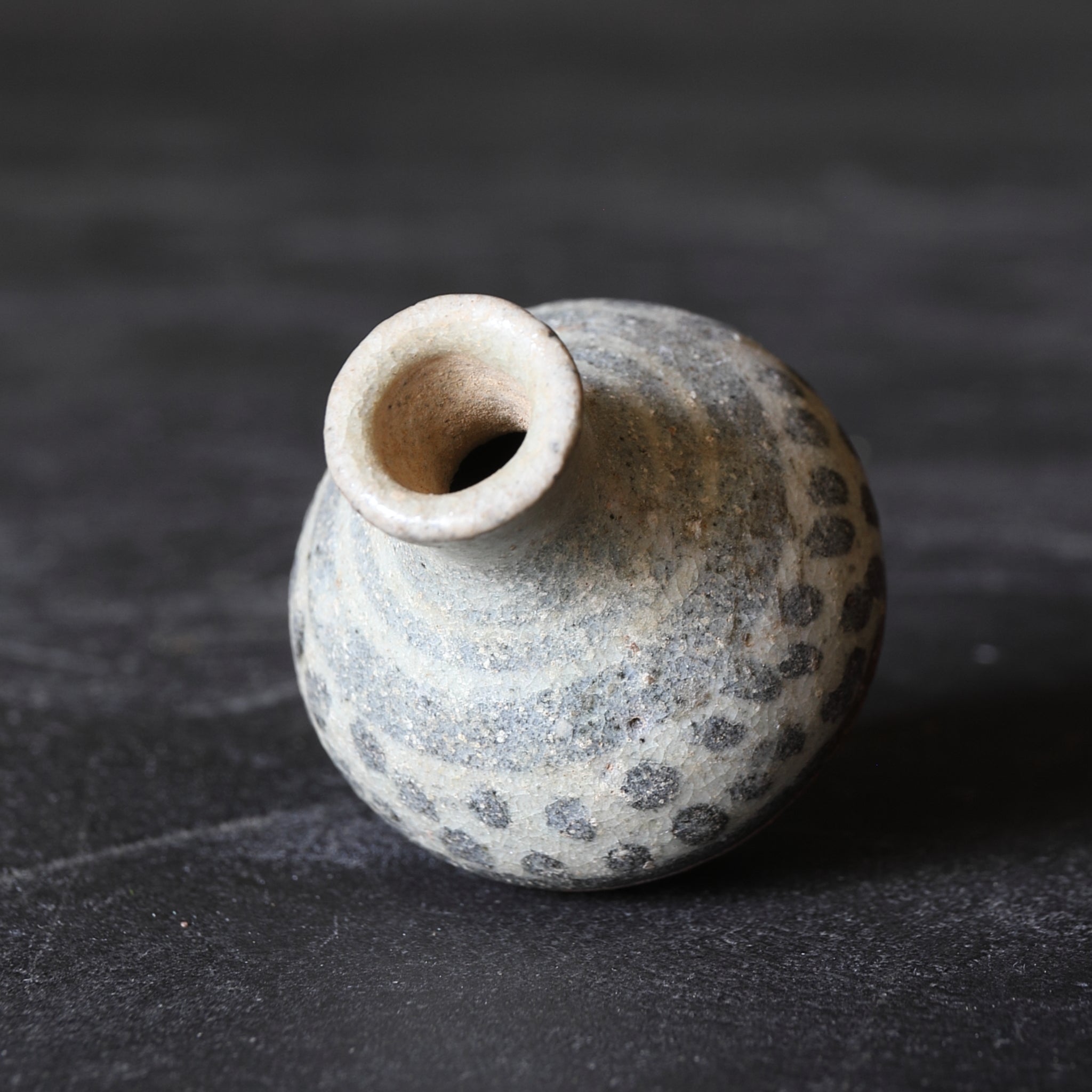 宋胡録（スンコロク） 鉄絵小壺（中世：12–16世紀） | 入蘆花