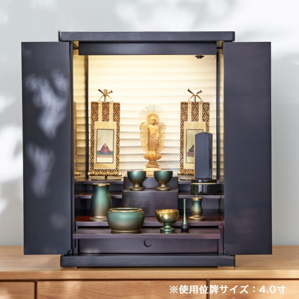 高級唐木位牌 雪丸 鏡面仕上げ｜おしゃれな仏壇・位牌・仏具の通販