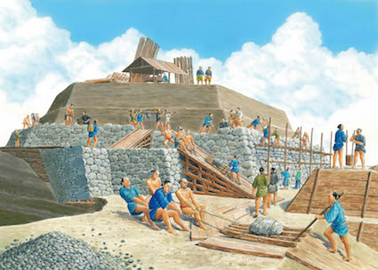 8 安土城の石垣作り(穴太衆) – KAGAWA GALLERY-歴史館