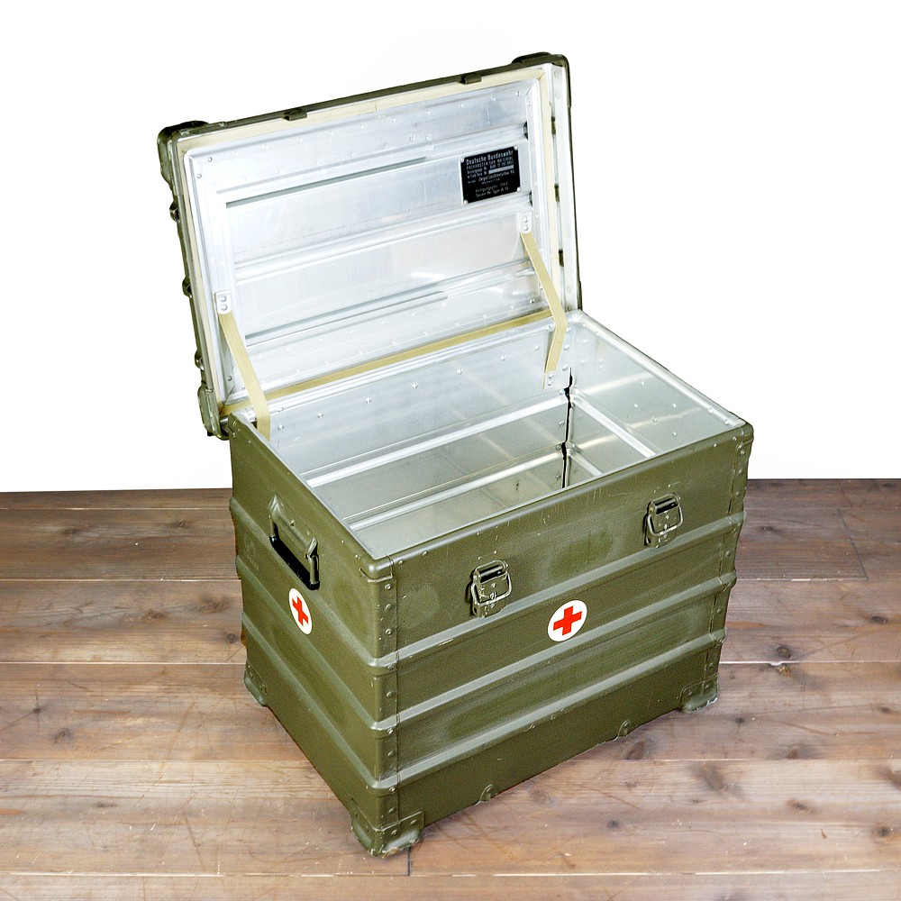 ドイツ軍 アルミ製コンテナ ミリタリーボックス 軍放出品 | ミリタリー