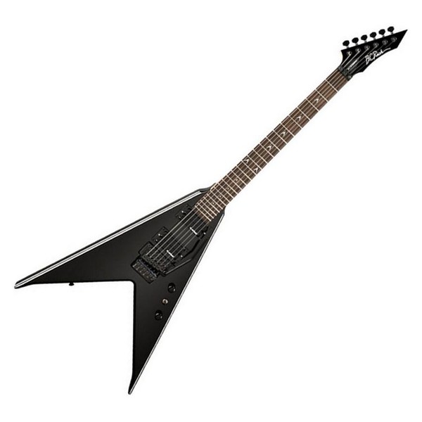 DISC BC Rich JR V Standard Guitar, Black - Ex Demo at Gear4music