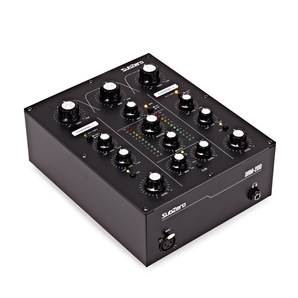 SubZero 2 Channel Rotary DJ Mixer at Gear4music