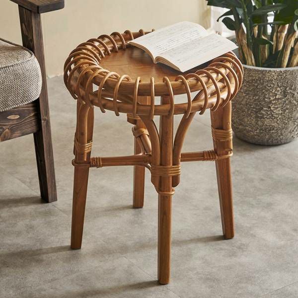 サイドテーブル ラタンテーブル 2個セット テーブル ラタン 籐