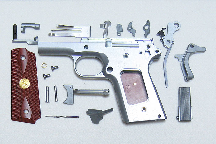 WA／コルトMKIVシリーズ80オフィサーズACPオールシルバーモデル｜RIKSGUNS