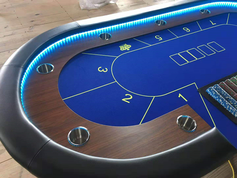 ウッドカジノ ブラックジャックテーブル カスタム 10席 ポーカーテーブル