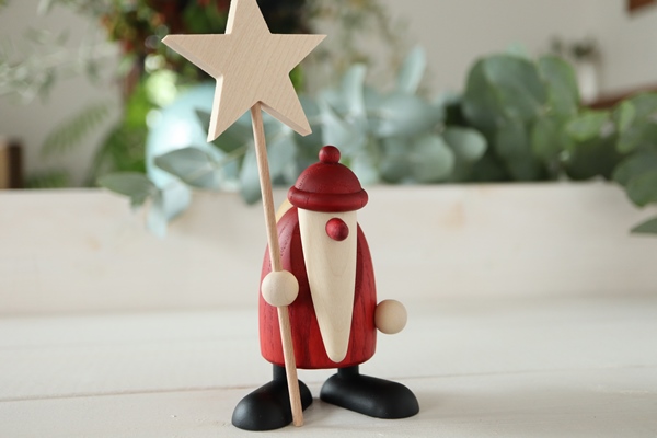 大鹿オラフ 立ち – ドイツ・ザイフェンの木のおもちゃ seiffen