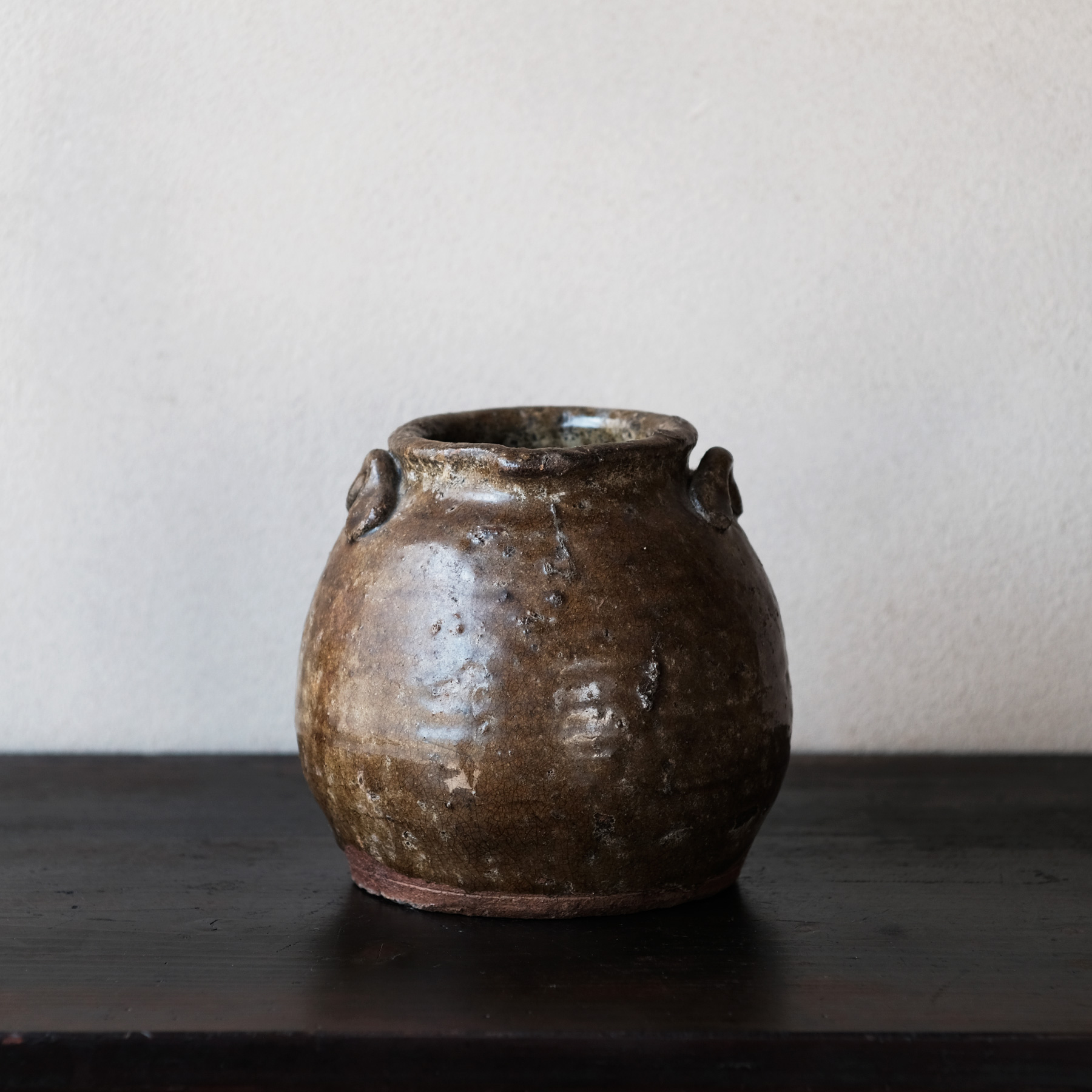 越前焼 お歯黒壺 | 骨董と詩学 Antique & Poetics | 蛇韻律