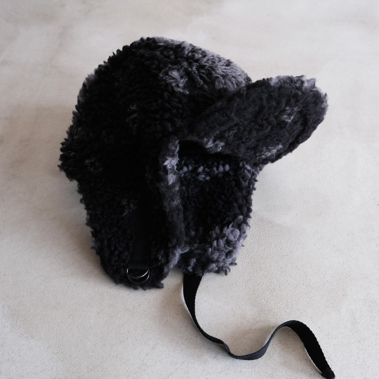 NOMARHYTHM TEXTILE - DYG Sherpa Flight Cap -キャップ-（Black