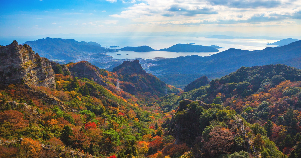 小豆島寒霞渓】ロープウェイや展望台から見る渓谷美はまさに絶景