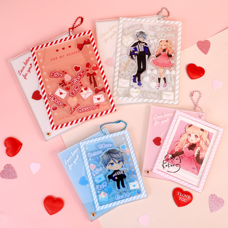 ラブレターアクリルフレーム ブロマイドサイズ パープル| FUKUYA