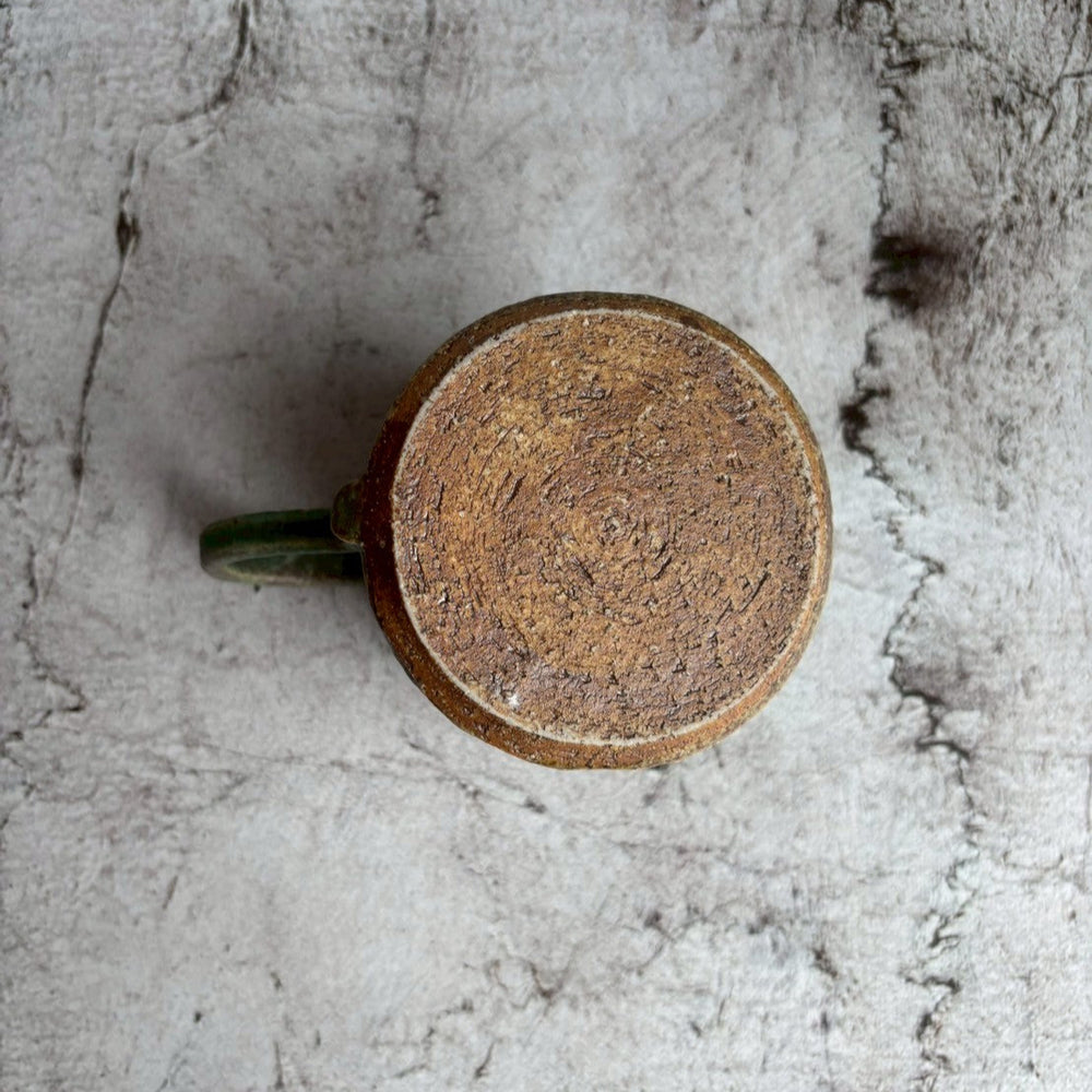 上手マグ 青C｜作家 藤原純（信楽焼） – nokaze｜陶器、和食器、うつわ