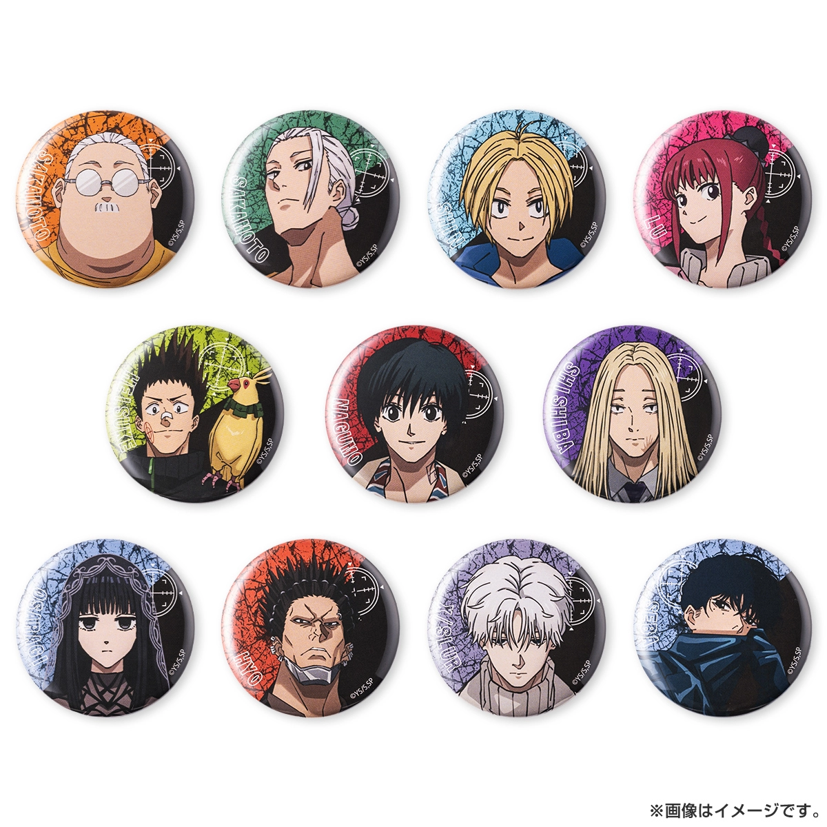 SAKAMOTO DAYS トレーディング缶バッジ