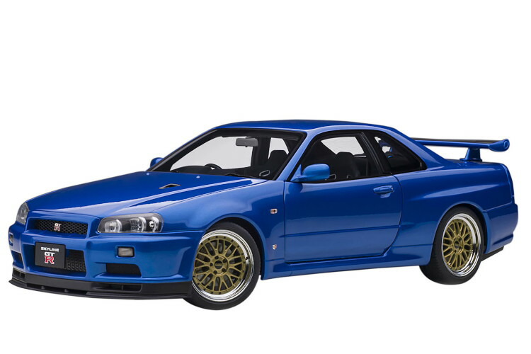楽天市場】ミニカー 1/18 日産 スカイライン GT-R R34 Vスペック II