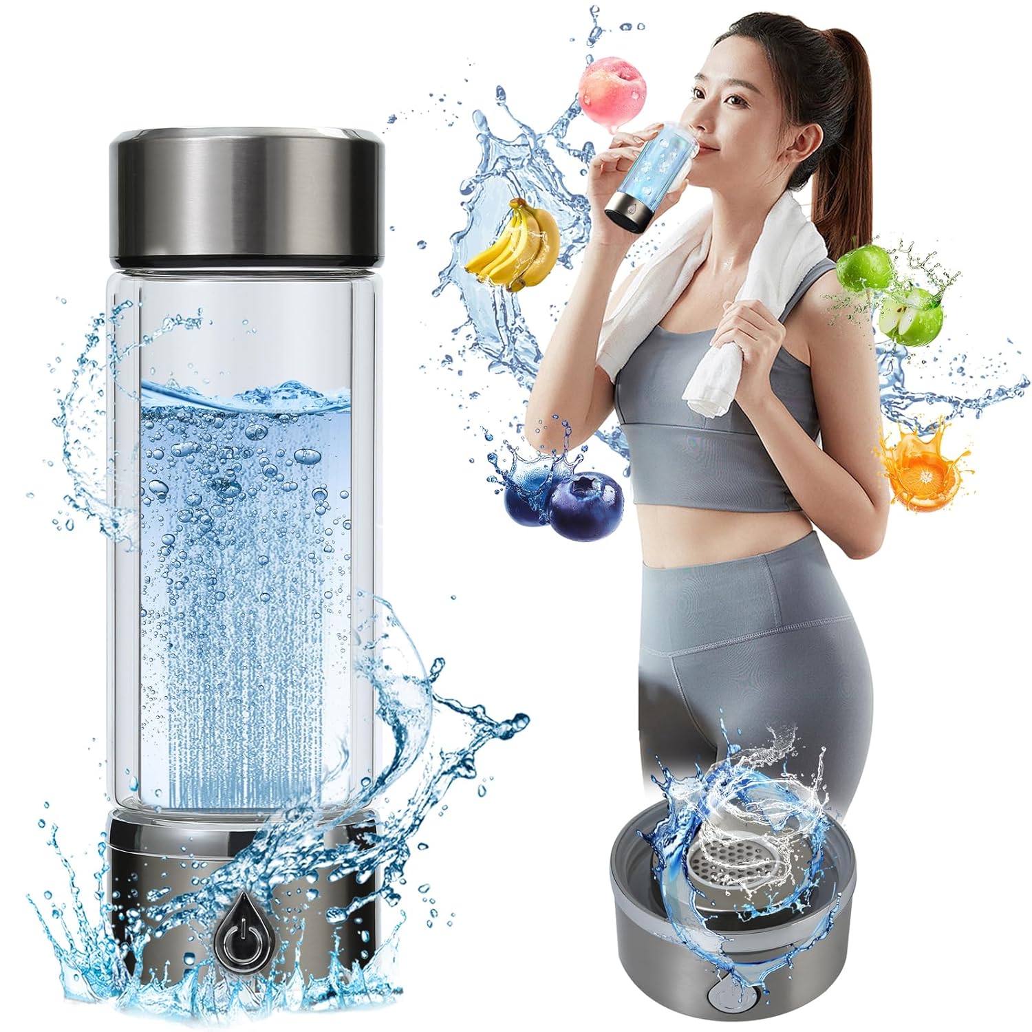 楽天市場】【ポイント5倍！ マラソン期間】充電式 ケータイ水素水