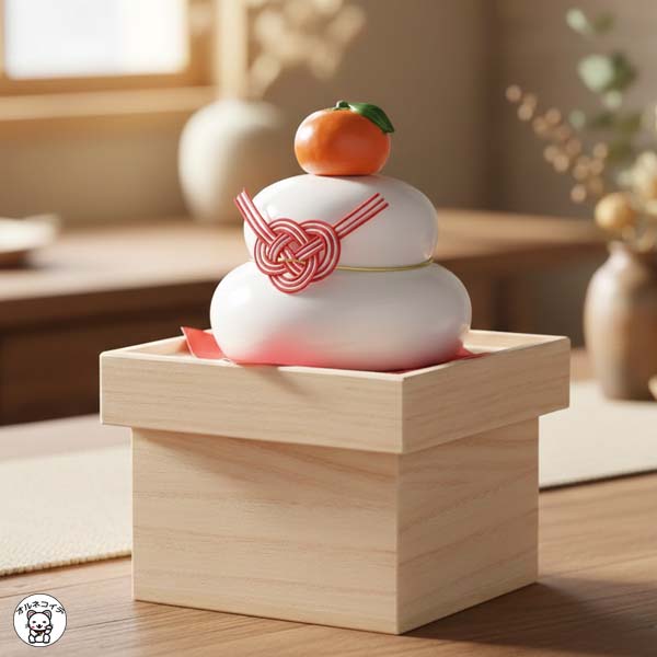 楽天市場】鏡餅飾り 大 鏡餅 陶器 陶器製 モダン ぽてっとしたフォルム