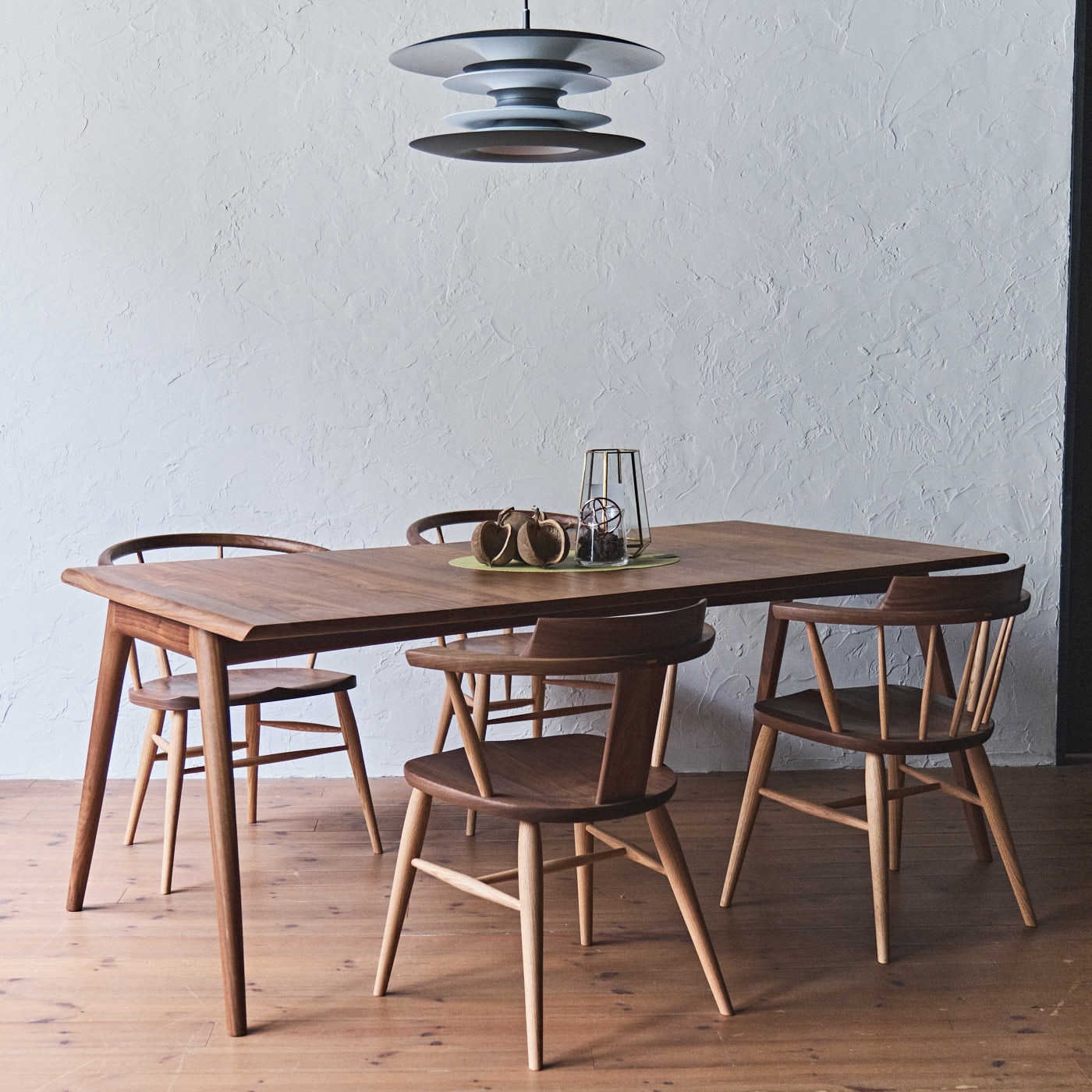 ハープ ダイニング テーブル(ウォールナット) (幅220cm