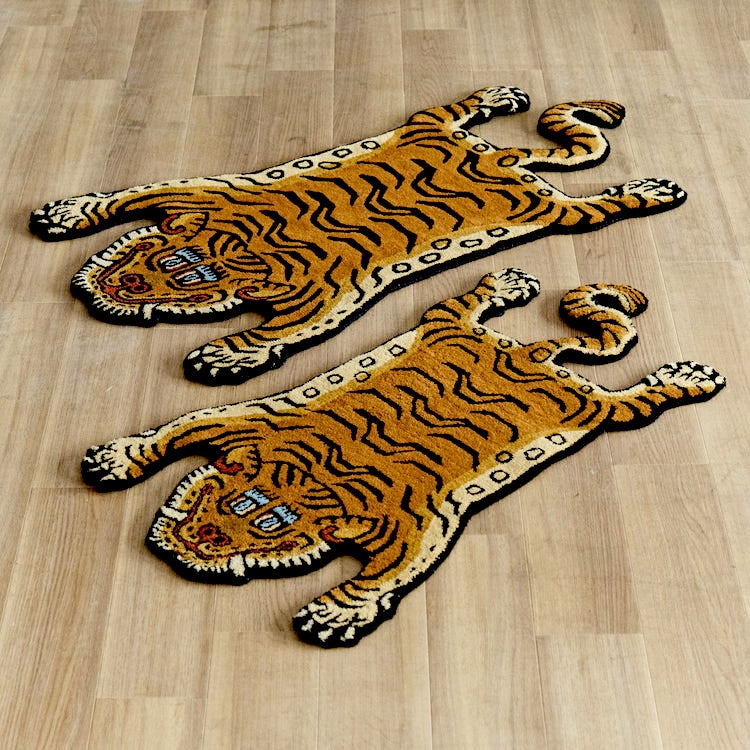 チベタン タイガー ラグ (サイズMサイズ) | ディテール(DETAIL