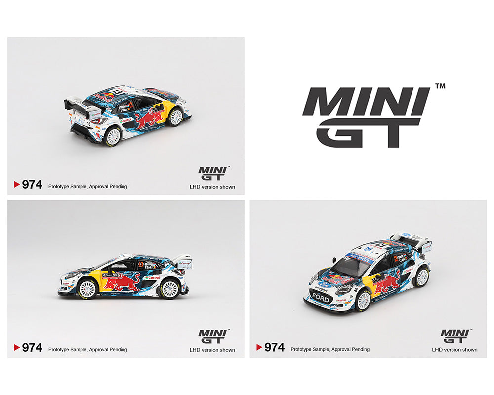 Mini GT 1:64 Ford Puma Rally1 #13 M-Sport Ford WRT 2024 Rally