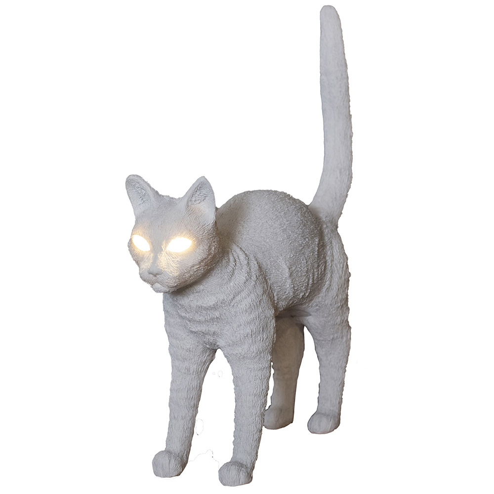 テーブルランプ 猫 Cat 猫の目 LED 黒猫 白猫 北欧 おしゃれ