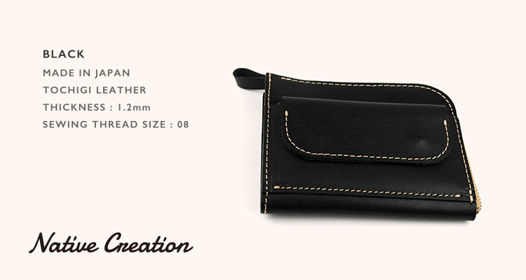 栃木レザー ミニ財布 L字 ファスナー メンズ レディース コンパクト