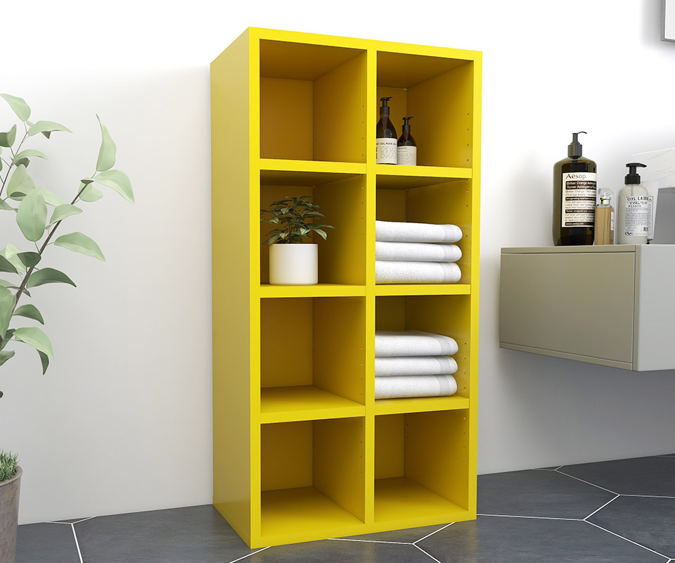 arne（アーネ） 本棚 オープンラック 幅50 スリム 薄型 完成品 A4 子供