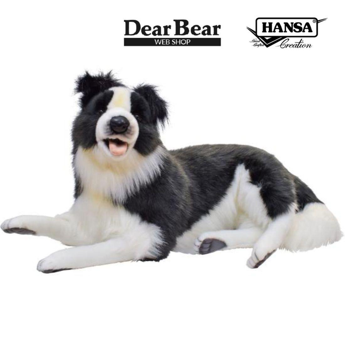 HANSA BH4564 ボーダーコリー ぼーだーこりー いぬ イヌ 犬 ぬいぐるみ
