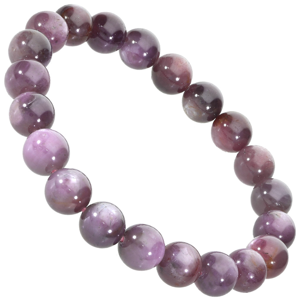 スター ピンクサファイア ブレスレット 9.3mm 18cm メンズ M