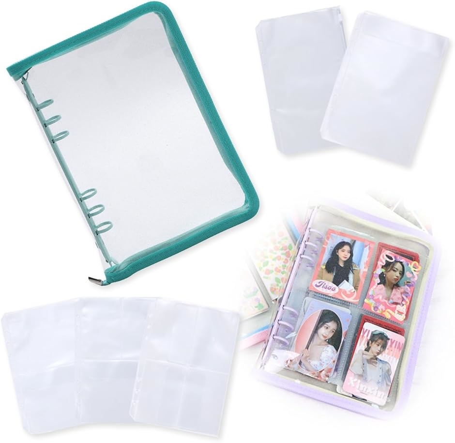 アクスタケース 推し活グッズ 収納 持ち運び ファイル 6リング