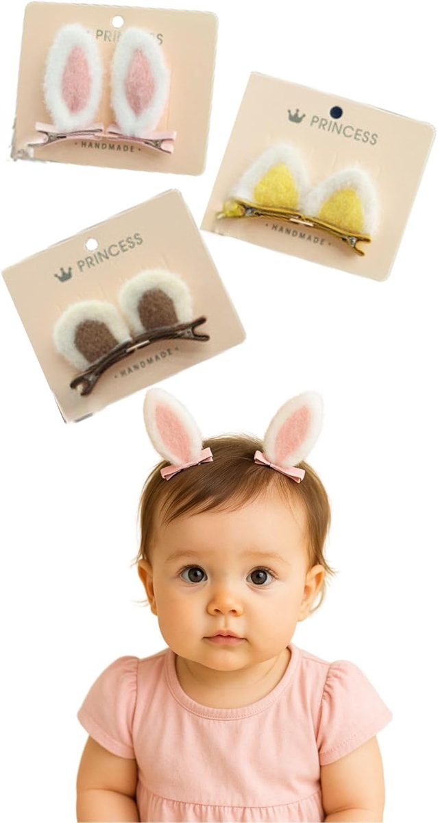 赤ちゃん ヘアピン ベビー ヘアクリップ 薄毛用 痛くない テープ式 髪
