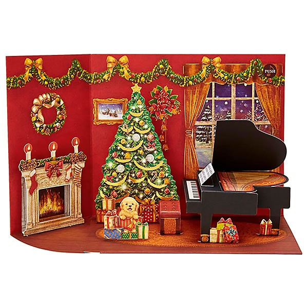 sanrio（サンリオ） クリスマスカード 洋風 S7302 立体ライト付き