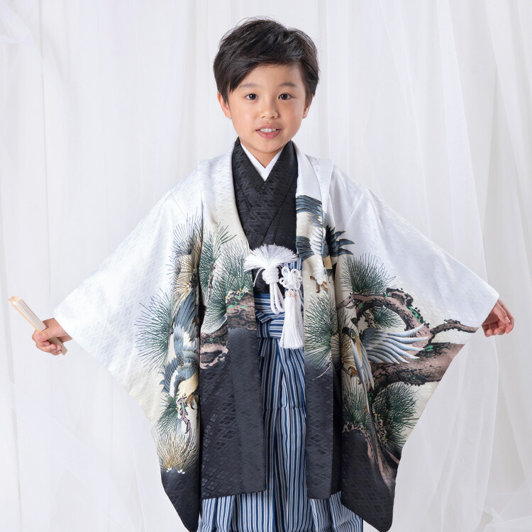 七五三 着物 5歳 羽織袴セット 男の子 10点フルセット 着付け