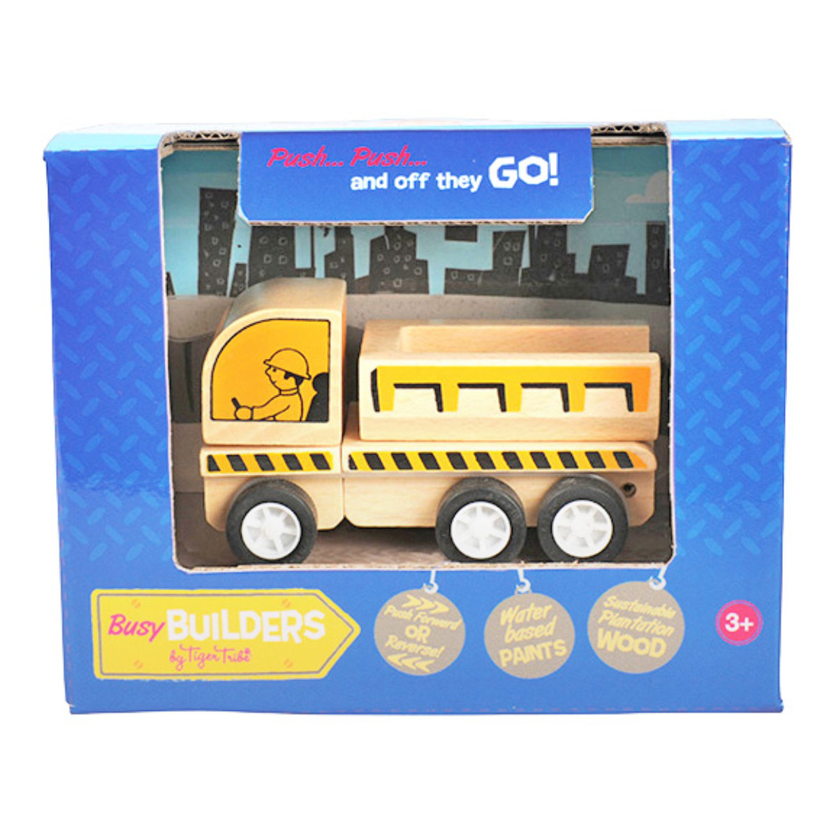 おもちゃ はたらくくるま工事現場 ダンプカー 木製 （ 木製おもちゃ 木