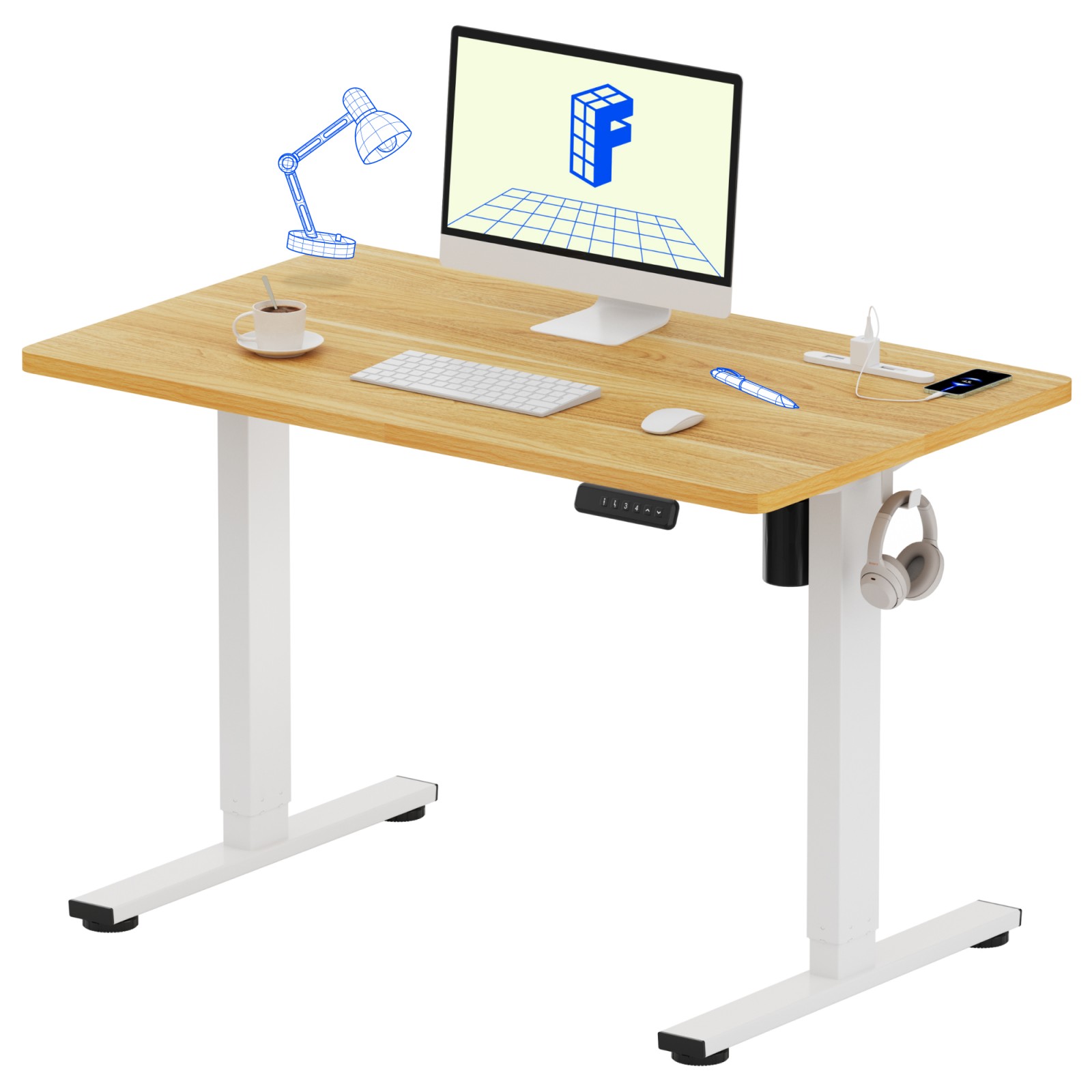 FlexiSpot 昇降式デスク 昇降デスク 電動 Flexispot EF1 Pro デスク