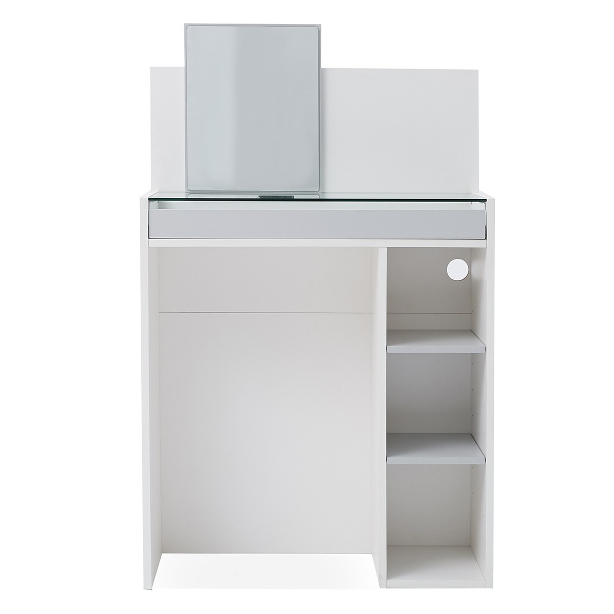 LOWYA（ロウヤ） 化粧台 ドレッサー おしゃれ 収納 コンパクト 椅子