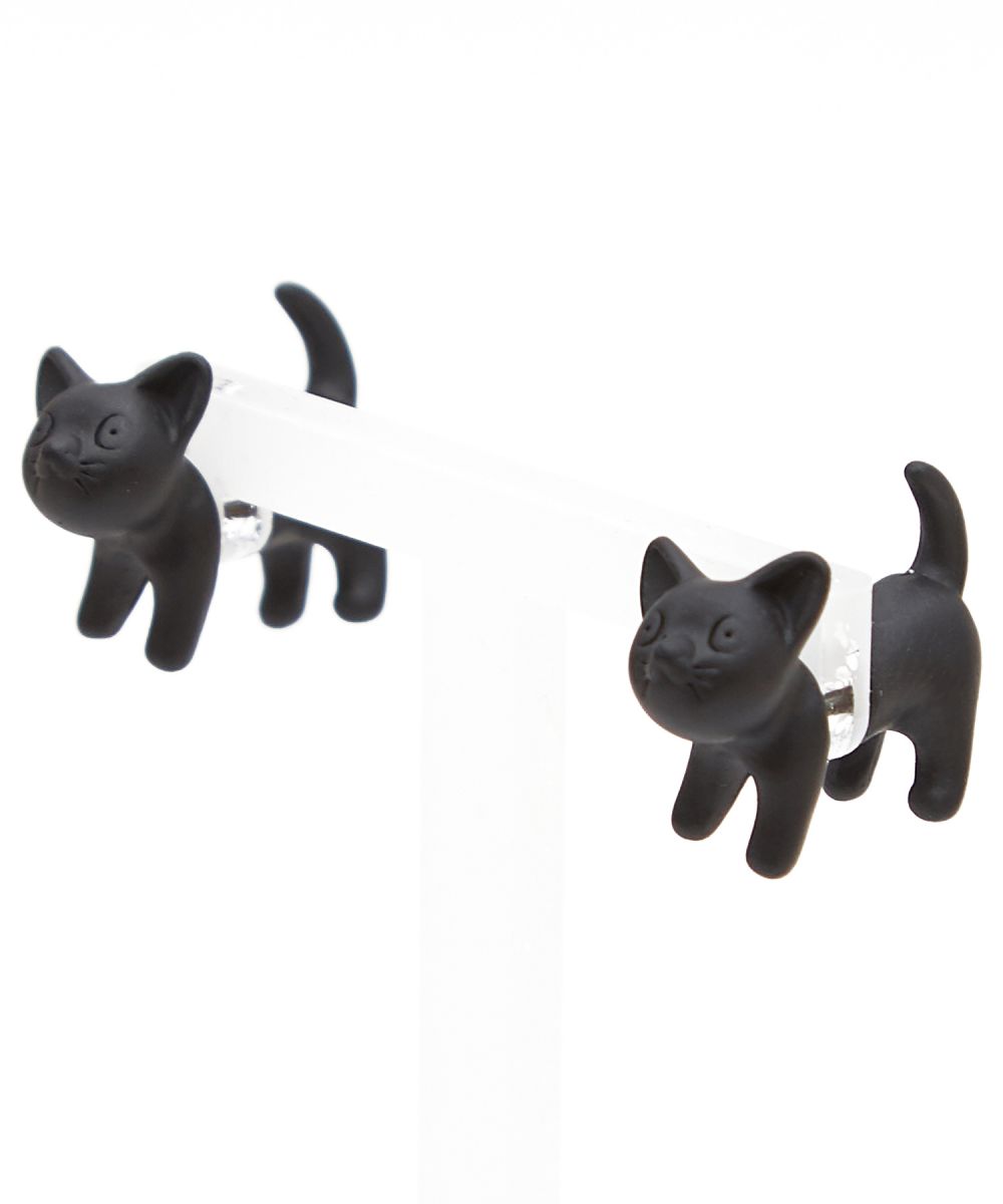 ピアス メンズ レディース 猫 ネコ 黒猫 : ankoROCK - 通販 - Yahoo