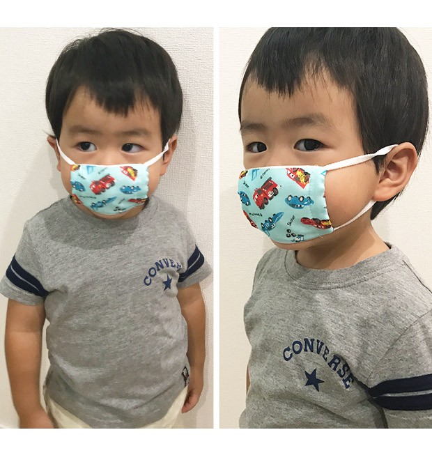 スケーター 爆買 SKATER ベビー ガーゼマスク 3枚入 給食用マスク 2才