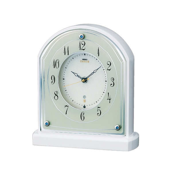 SEIKO（セイコー） エムブレム 置き時計 HW565W クオーツ 電池式