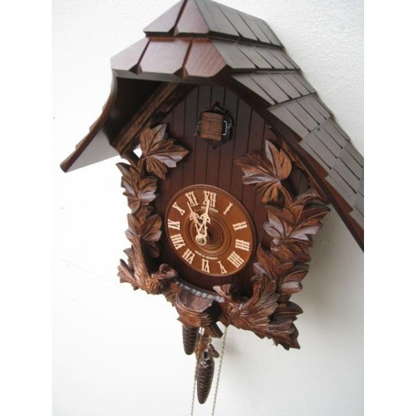 からくり時計 鳩時計 ハト時計 壁掛け 掛け時計 おしゃれ 北欧 森の