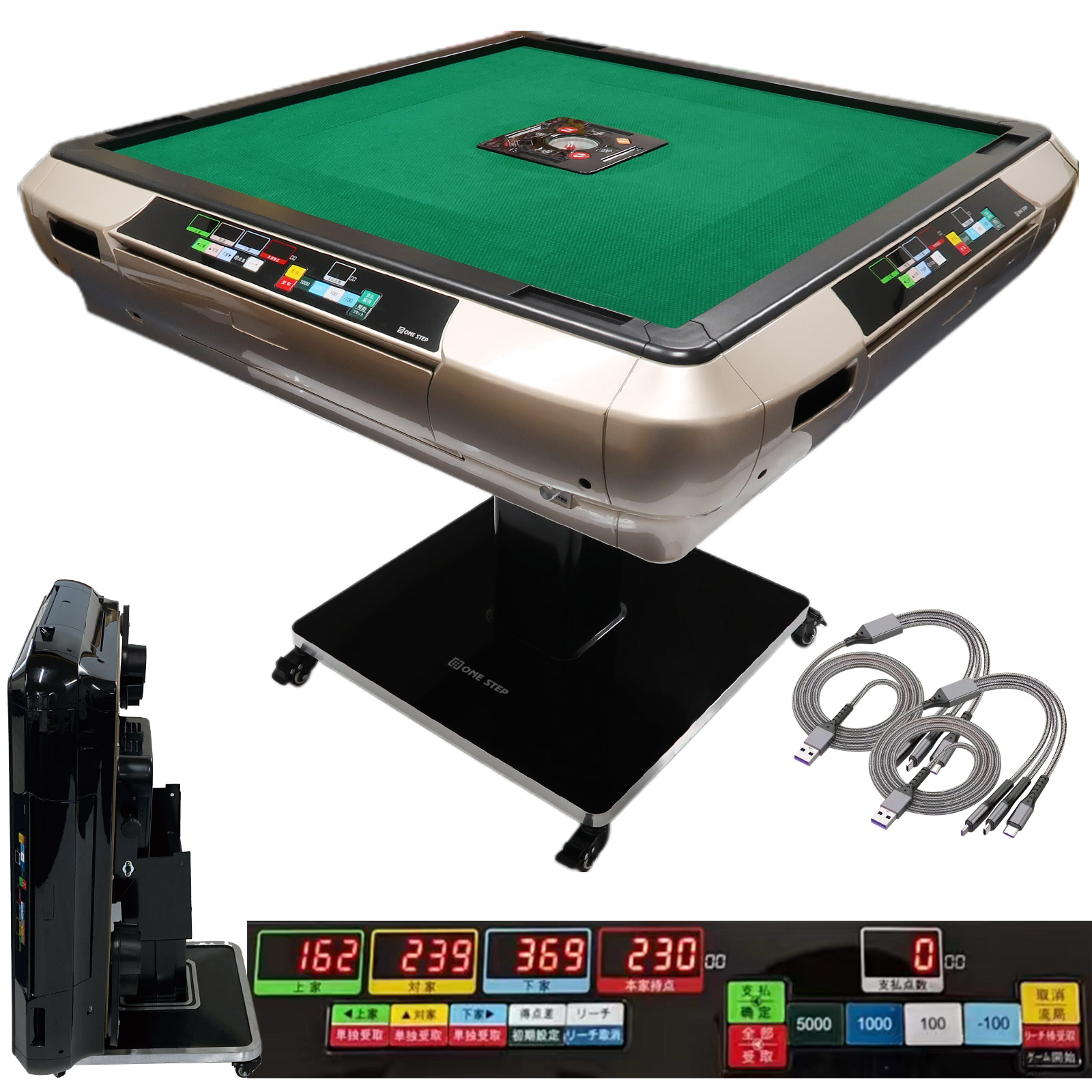 雀鳳（JONGHO） 全自動麻雀卓 点数表示 家庭用 28mm 麻雀卓 全自動