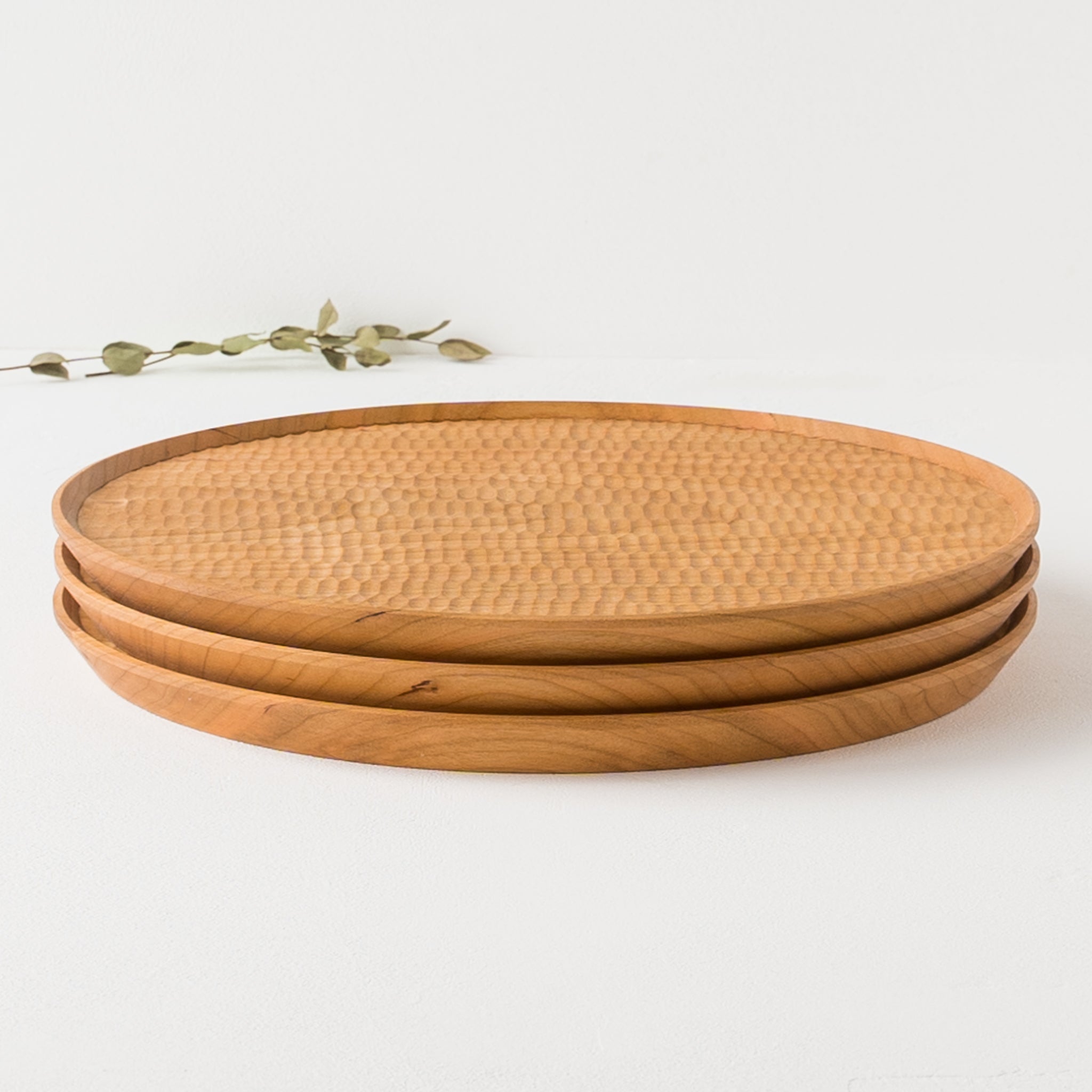 高塚和則 木工房玄 ひとり膳 丸 さくら｜作家もののうつわ通販 四季折