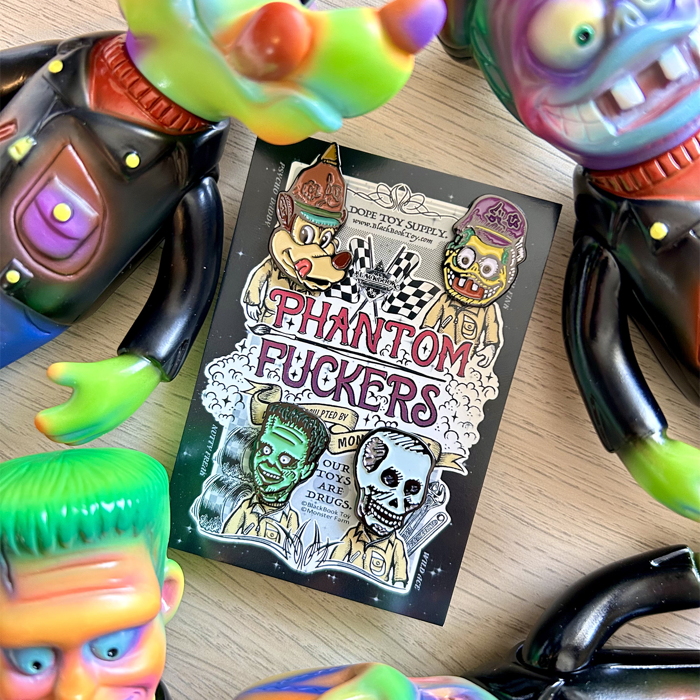 アートショウ「Death Dealer」注目のソフビが抽選販売にて受付開始