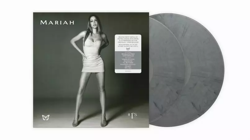 1'S (METALLIC SILVER AND BLACK SWIRL VINYL)/MARIAH CAREY/マライア