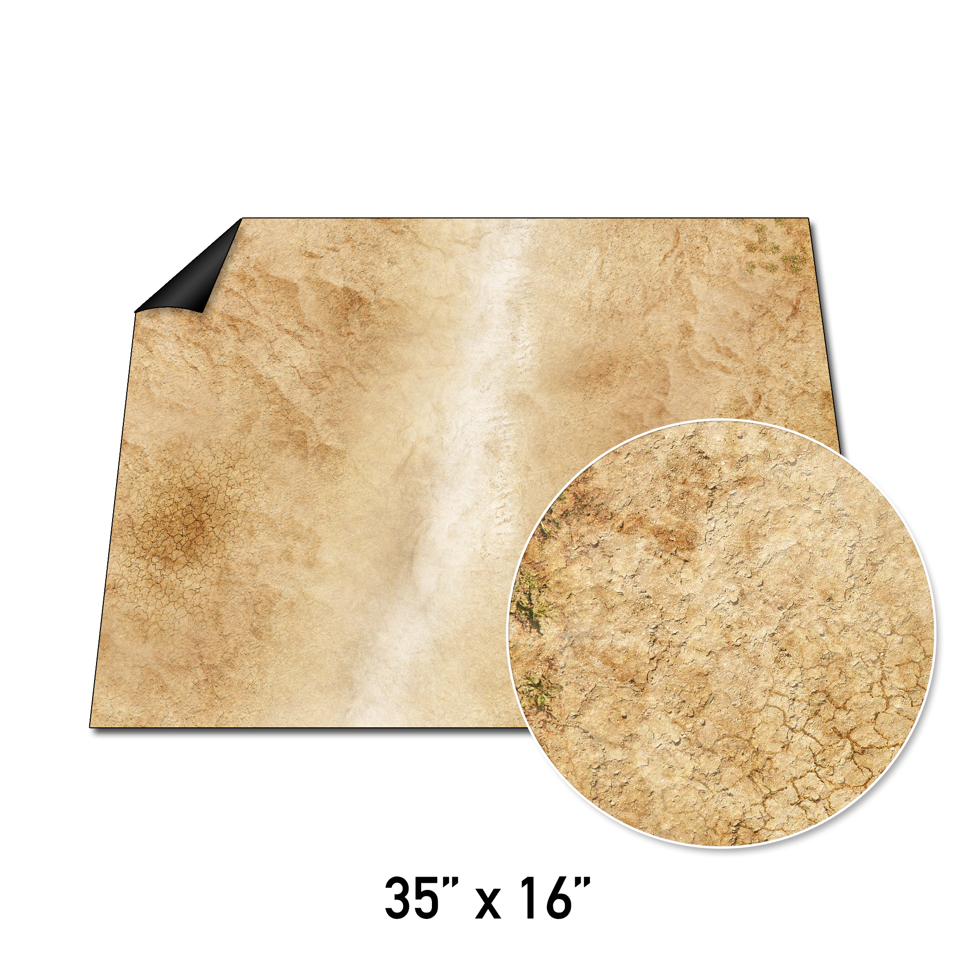 FLG Neoprene Gaming Mats: Badlands 1 | Frontline Gaming