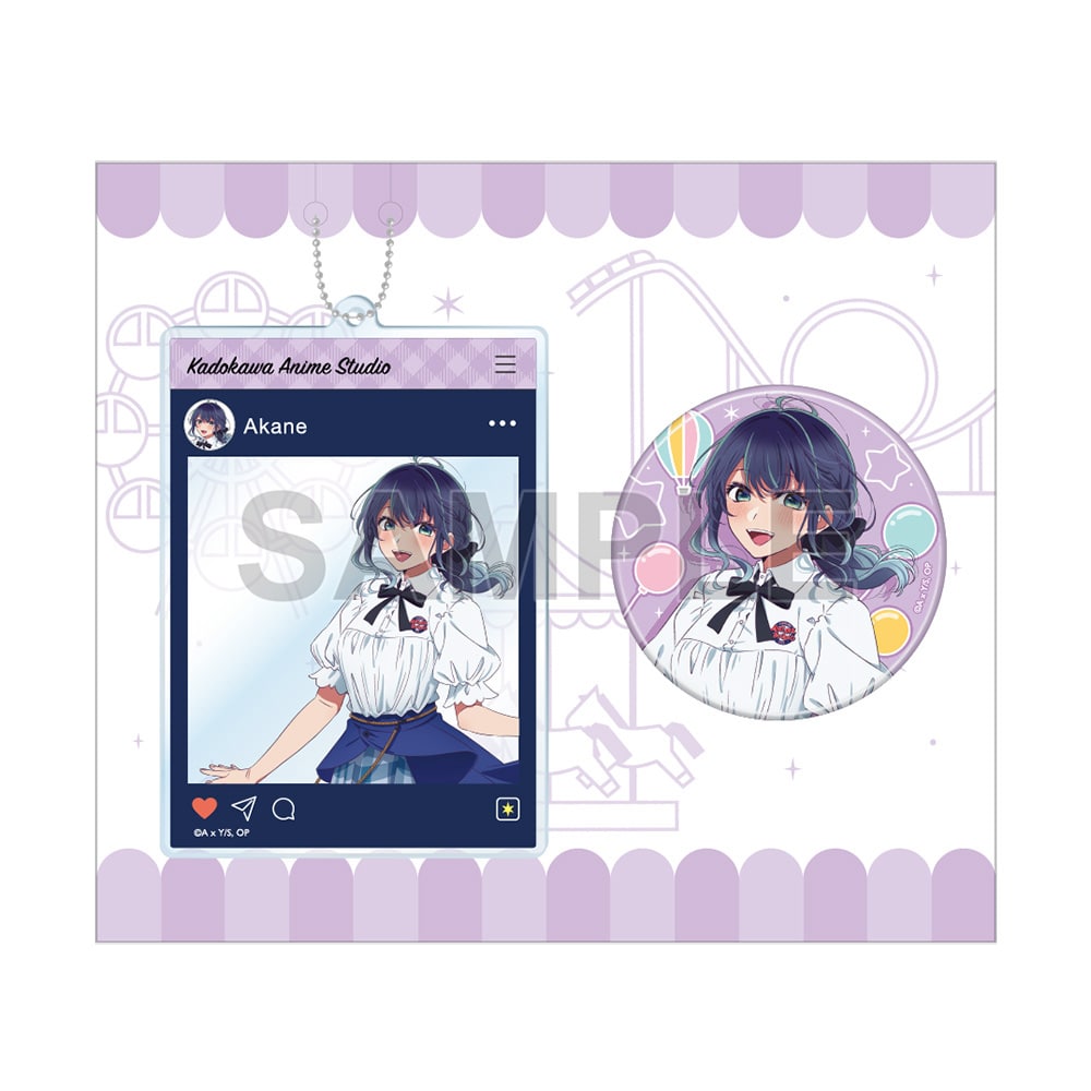 推しの子】缶バッジ&SNSフレームアクリルキーホルダー 黒川あかね