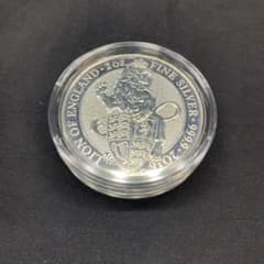 純銀貨 2オンス クイーンズビースト 2016 ライオン・イングランド M1